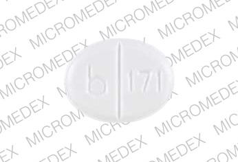 Pill Imprint b 171 (Mefloquine Hydrochloride 250 mg)