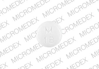 Metoprolol tartrate 25 mg M 18 Front