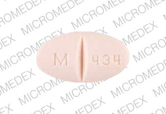 Hydrochlorothiazide and metoprolol tartrate 25 mg / 100 mg M 434 Front