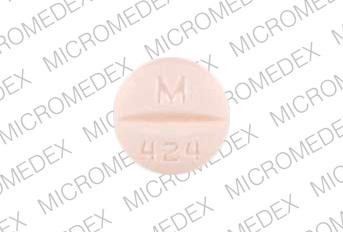 Hydrochlorothiazide and metoprolol tartrate 25 mg / 50 mg M 424 Front