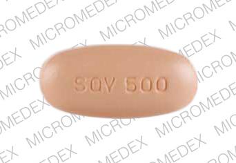Invirase 500 mg SQV 500 ROCHE Front