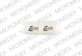 Pill E155 E155 White Capsule-shape is Anagrelide Hydrochloride