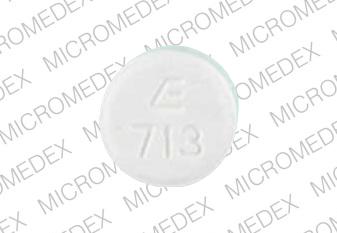 Aspirin, caffeine and orphenadrine 385 mg / 30 mg / 25 mg E 713 Front