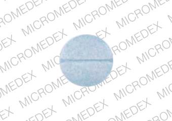 Pill WATSON 416 Blue Round is Estropipate