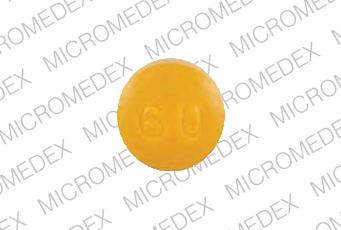 Pill 60 B Yellow Round is Nifediac CC