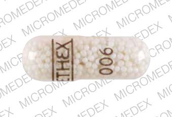 Pill ETHEX 006 Clear Capsule/Oblong is Nitroglycerin ER