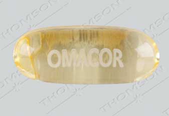 Pill OMACOR Yellow Capsule/Oblong is Omacor