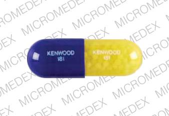 Pill Kenwood 181 Blue Capsule/Oblong is Deconamine SR