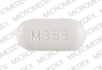 Acetaminophen and hydrocodone bitartrate 650 mg / 7.5 mg M359 Front