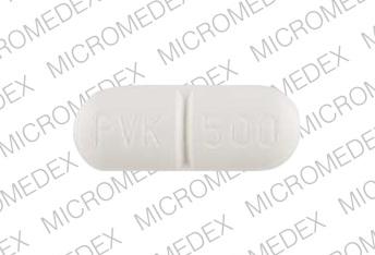 Penicillin V potassium 500 mg GG 950 PVK 500 Front