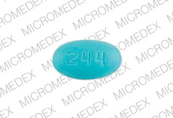 Verapamil hydrochloride extended-release 120 mg MYLAN 244 Front