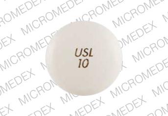 Potassium chloride extended-release 10 mEq (750 mg) USL 10 Front