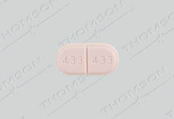 Glyburide 2.5 mg GLYBUR 433 433 Back