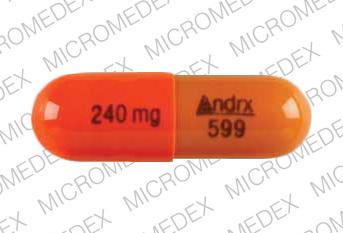 Cartia XT 240 mg 240 mg Andrx 599 Front