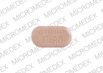 Warfarin sodium 3 mg 3 WARFARIN TARO Back