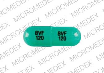 Diltiazem hydrochloride extended-release (CD) 120 mg BVF 120 BVF 120 Front