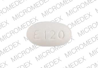 Isosorbide mononitrate extended release 120 mg E 120 Front