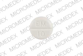 Methimazole 10 mg EM 10 Front