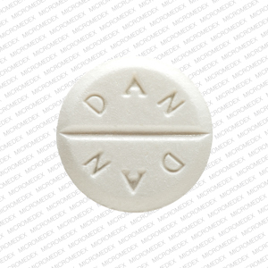 Pill 5543 DAN DAN White Round is Allopurinol