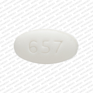 Pill WAT SON 657 Beige Oval is Buspirone Hydrochloride