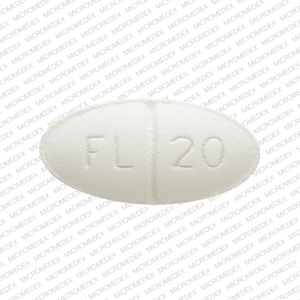 Fluoxetine hydrochloride 20 mg G FL 20 Front