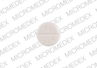 Lorazepam 2 MG RX 774 Front