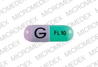 Pill G FL 10 Purple Capsule-shape is Fluoxetine Hydrochloride