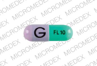 Pill G FL 10 Purple Capsule/Oblong is Fluoxetine Hydrochloride