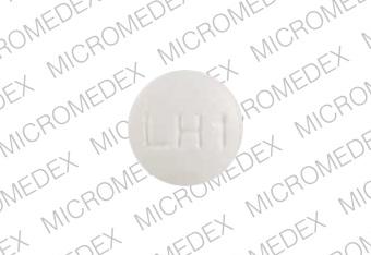 Hydrochlorothiazide and lisinopril 12.5 mg / 10 mg M LH1 Front