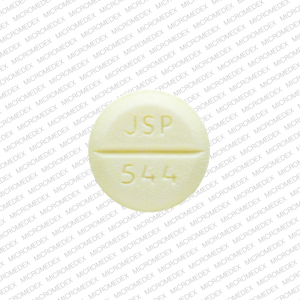 Digoxin 125 mcg (0.125 mg) JSP 544 Front
