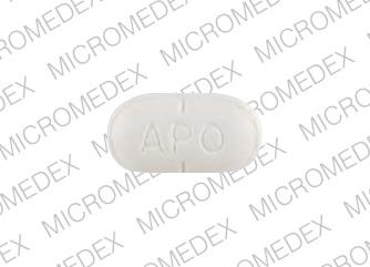 Paroxetine hydrochloride 20 mg APO 083 Back