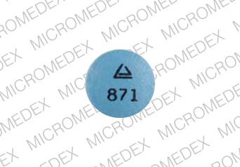 Glipizide extended release 2.5 mg Logo 871 Front