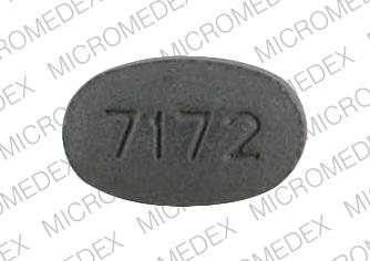 Pill 93 7172 Gray Elliptical/Oval is Etodolac ER