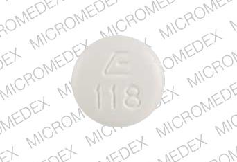 Labetalol hydrochloride 300 mg E 118 Front