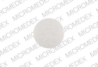 Pill E 22 White Round is Orphenadrine Citrate Extended Release