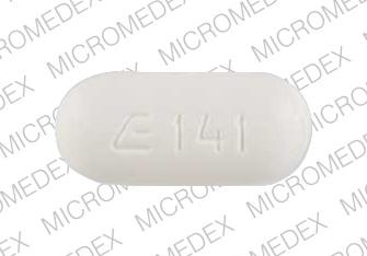 Oxaprozin 600 mg E 141 Front