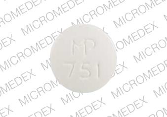 Metformin hydrochloride 500 mg MP 751 Front