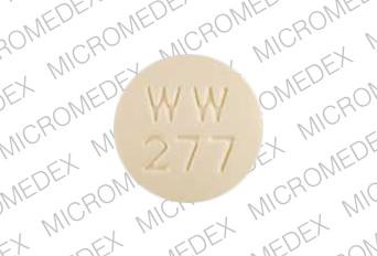Lithium carbonate extended release 450 mg WW 277 Front