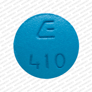 Bupropion hydrochloride extended release (SR) 100 mg E 410 Front