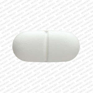 Acetaminophen and hydrocodone bitartrate 500 mg / 7.5 mg M358 Back