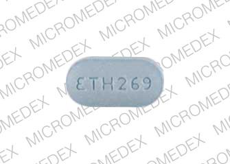 Pill ETH269 8 mg Blue Elliptical/Oval is Doxazosin Mesylate