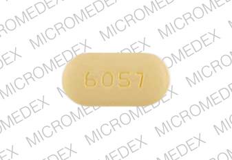 Хапче 6057 е глибурид и метформин хидрохлорид 1,25 mg / 250 mg