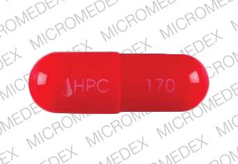 Pill 170 HPC on Zebutal 500 mg / 50 mg / 40 mg