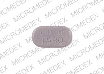 Warfarin sodium 2 mg 2 WARFARIN TARO Back