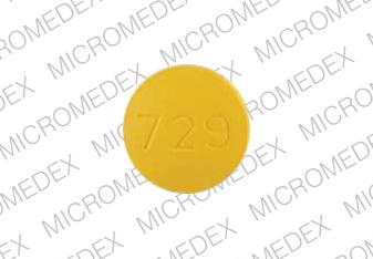 Pill B 729 Yellow Round is Adoxa