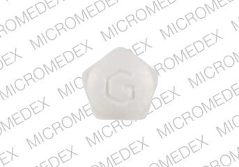 Alprazolam extended-release 0.5 mg G 0.5 Front