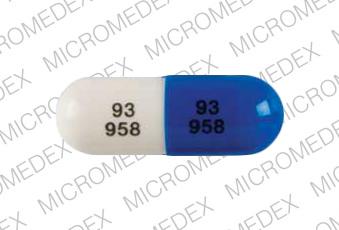 Pill 93 958 93 958 White Capsule/Oblong is Clomipramine Hydrochloride