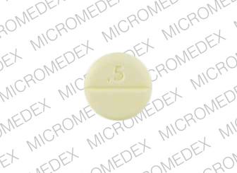 Clonazepam 0.5 mg 273 .5 Front