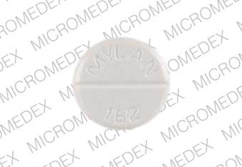 Chlorothiazide 500 mg MYLAN 162 Front