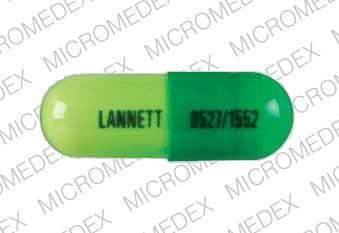 Aspirin, butalbital and caffeine 325 mg / 50 mg / 40 mg 0527/1552 LANNETT Front